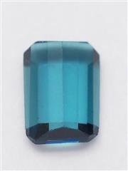 0.58CTW Loose Rectangular Step Cut Blue Tourmaline Gemstone